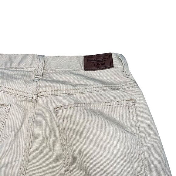 L.L BEAN Women’s Cream Khaki Pants Size 14 - Picture 5 of 8